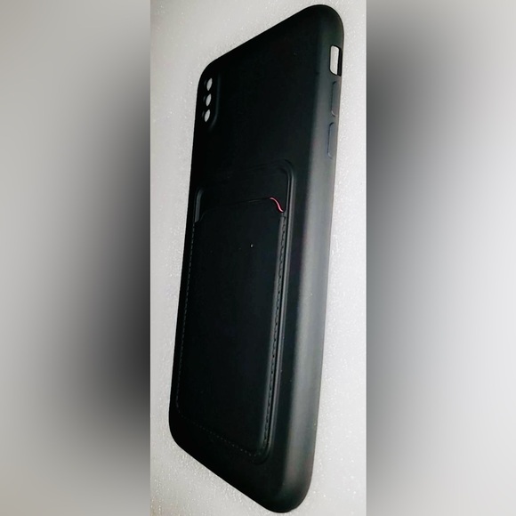 iPhone XS Silicone Case with Wallet | Black | NIP - Picture 4 of 7